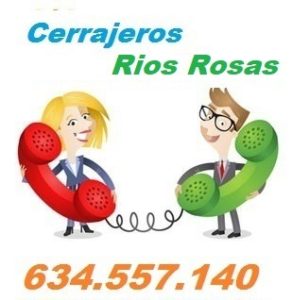 Telefono de la empresa cerrajeros Rios Rosas